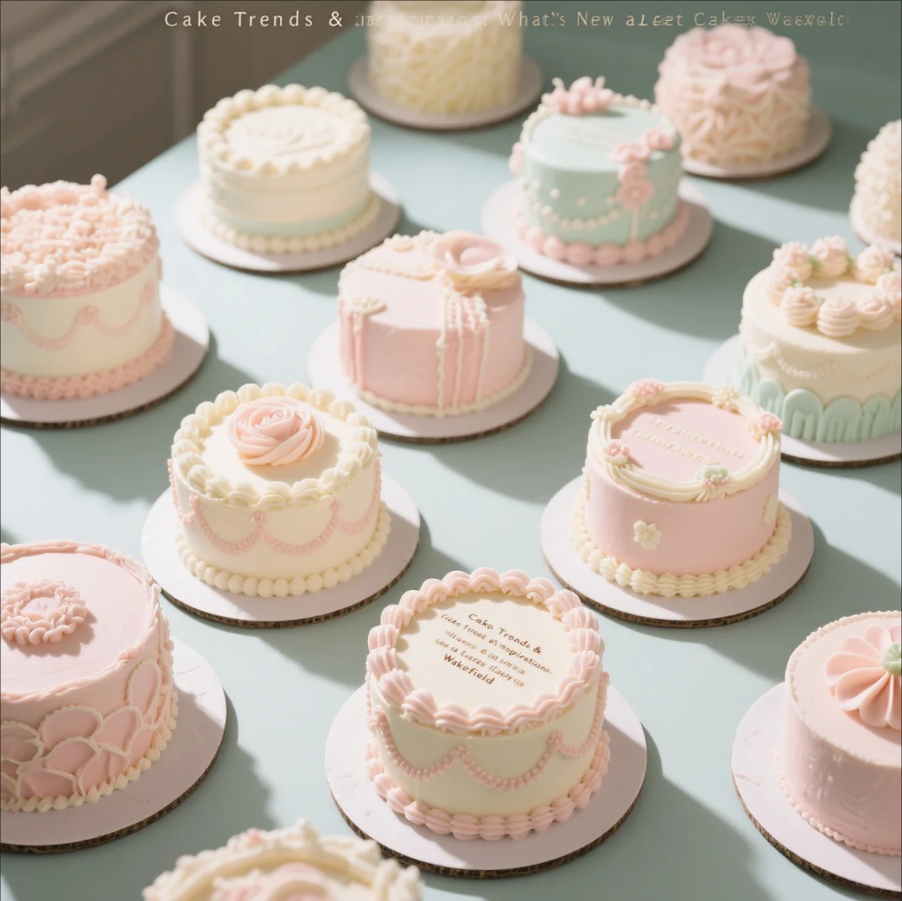 Elegant celebration cakes with modern designs and bold flavors from Lacey Cakes Wakefield