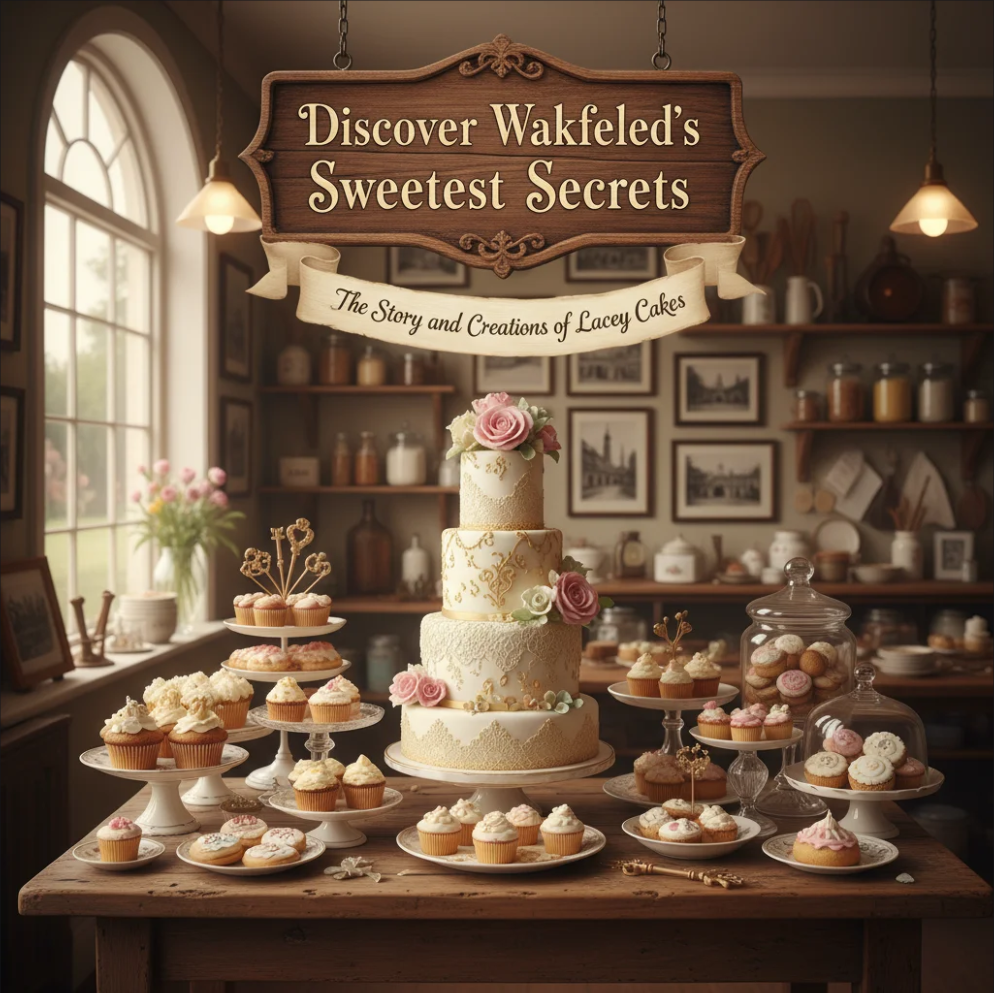 Lacey Cakes Wakefield showcasing custom cakes and sweet creations