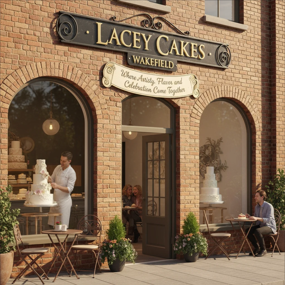 Lacey Cakes Wakefield creating artistic and flavorful cakes for celebrations