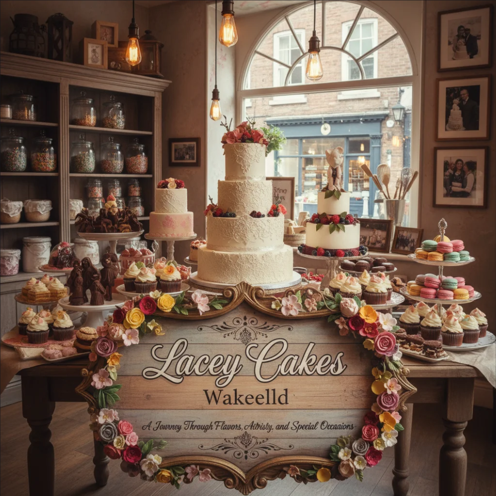 Birthday and anniversary cakes designed by Lacey Cakes Wakefield for celebrations