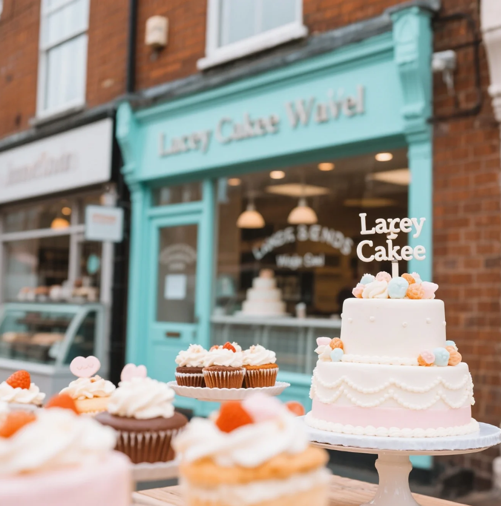 Custom celebration cake by Lacey Cakes Wakefield