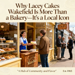Lacey Cakes Wakefield bakery showcasing custom cakes and local craftsmanship